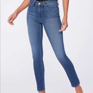 PAIGE Hoxton Ankle - Tristan Skinny Jeans